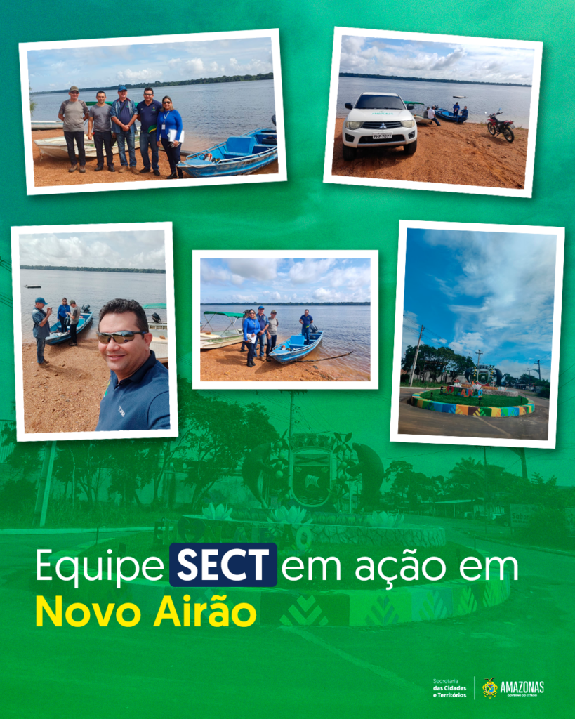 Mais uma vistoria da equipe técnica da SECT em Novo Airão